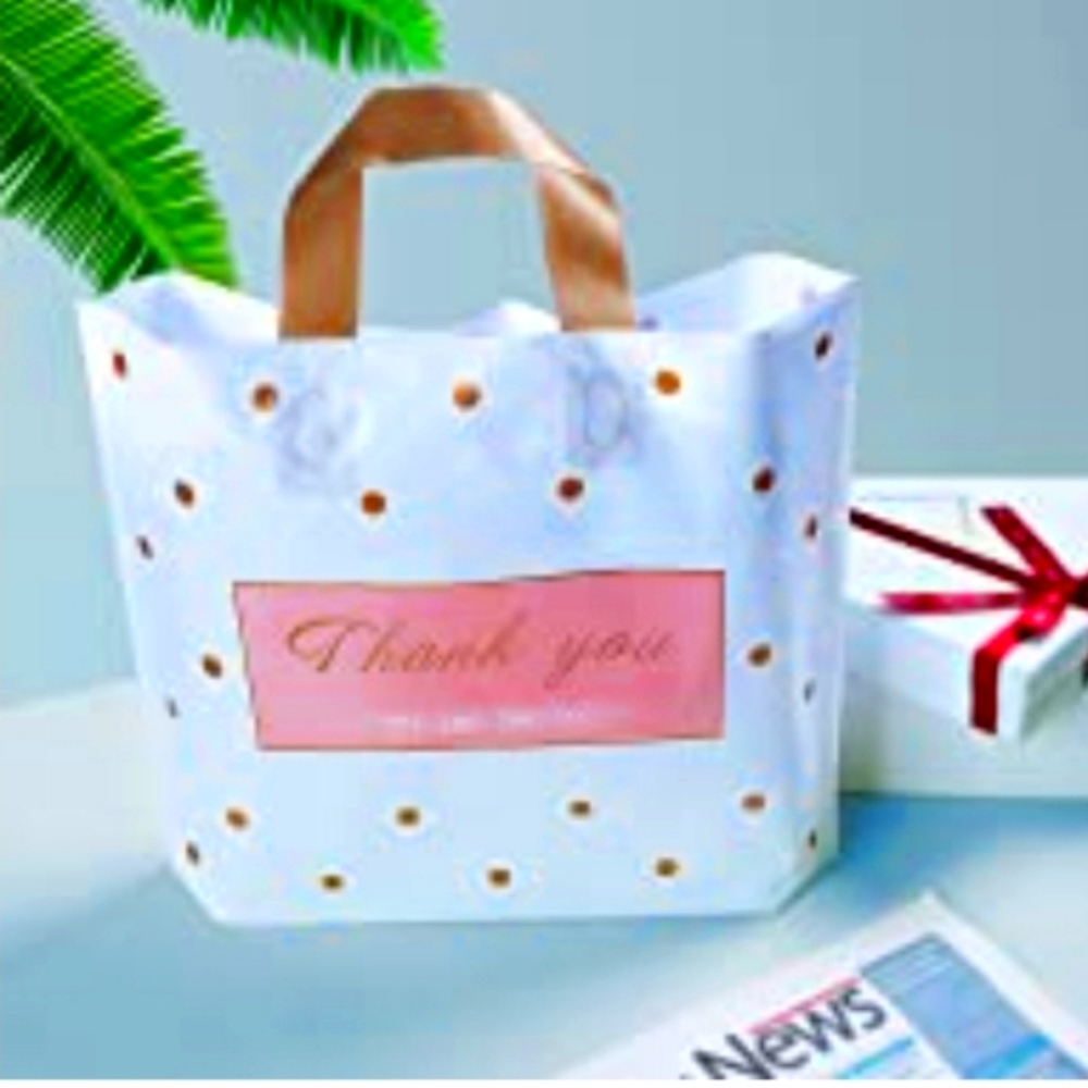 50 Pack Thank You Gift Bags NWT